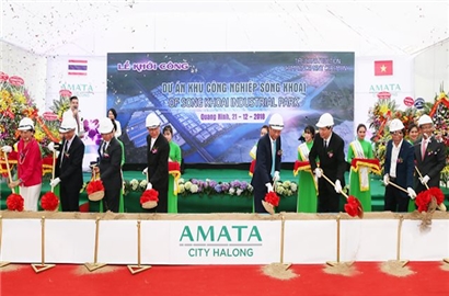 Đại gia Thái Lan khởi công thành phố thông minh Amata Hạ Long 1,6 tỷ USD