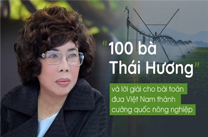 “100 bà Thái Hương” và lời giải cho bài toán đưa Việt Nam thành cường quốc nông nghiệp