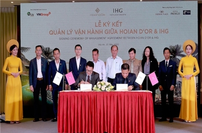 Hoian d’Or khẳng định vị thế với đơn vị vận hành quốc tế IHG Hotels & Resorts