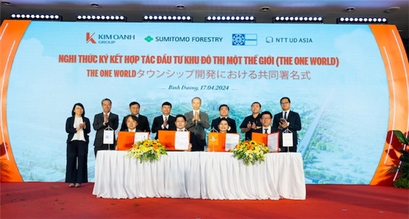 Kim Oanh Group bắt tay đối tác Nhật phát triển dự án 1 tỷ USD tại Bình Dương