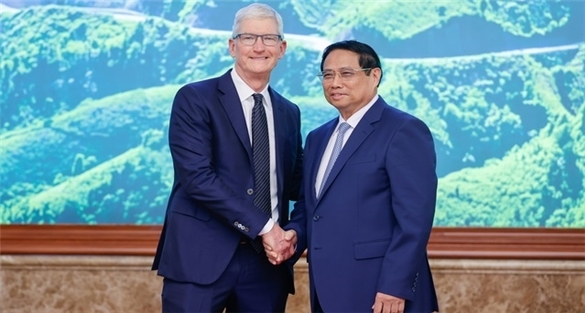 Sẵn sàng thành lập tổ công tác hỗ trợ Apple đầu tư mở rộng tại Việt Nam