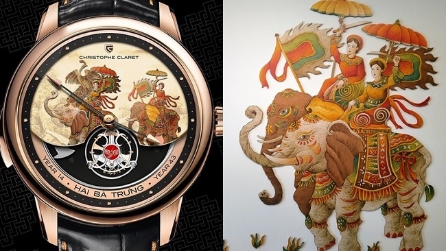 Đồng hồ Thụy Sĩ đạo nhái tranh của họa sĩ Việt Nam?