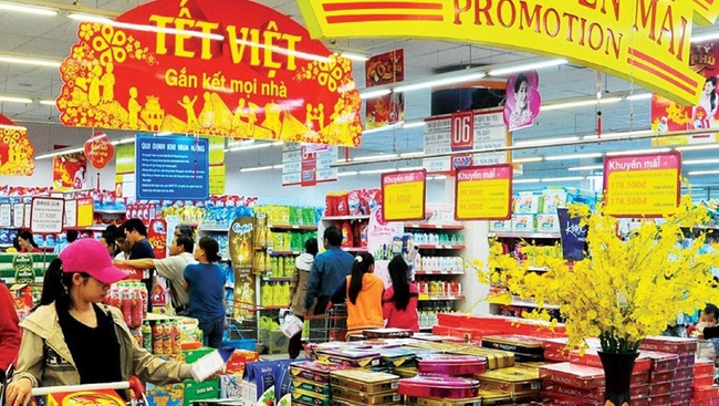 Hàng Việt chiếm tỉ trọng cao trong hàng hóa phục vụ Tết