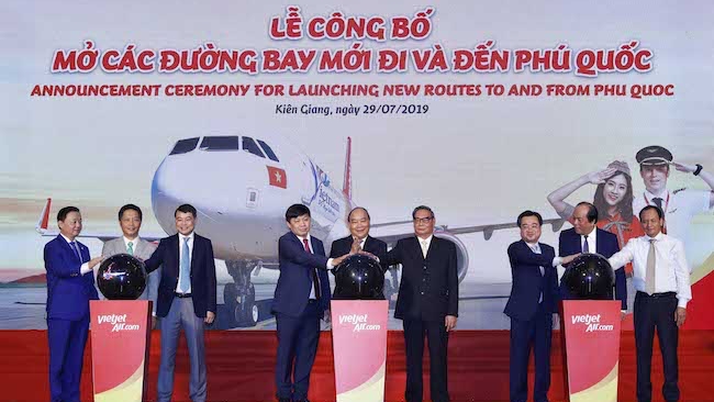 Vietjet mở thêm 4 đường bay mới đến Phú Quốc