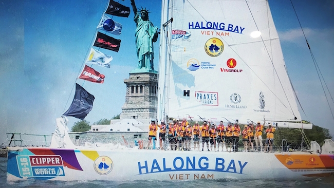 Quảng Ninh ghi tên trong cuộc đua thuyền buồm vòng quanh thế giới