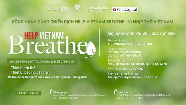 VinaCapital Foundation gây quỹ "Vì nhịp thở Việt Nam"