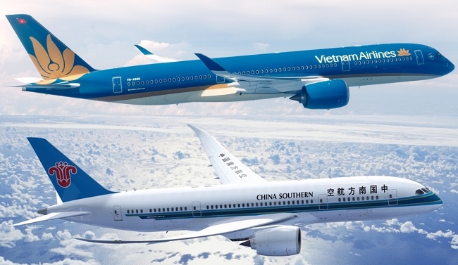 Vietnam Airlines hợp tác với China Southern Airlines