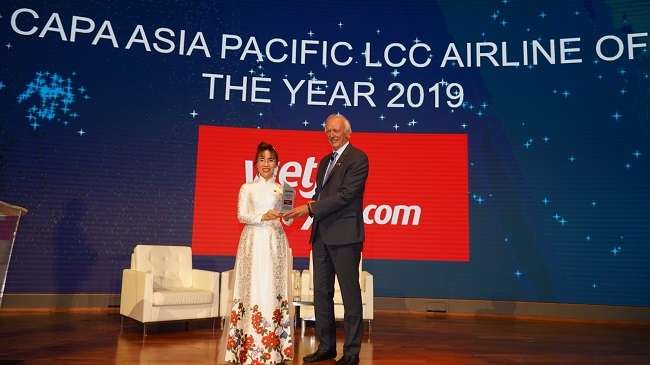 Vietjet nhận giải thưởng hãng hàng không chi phí thấp 2019
