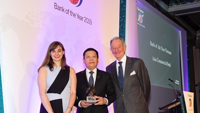 ACB nhận giải thưởng 'Bank of the year in Vietnam 2019'