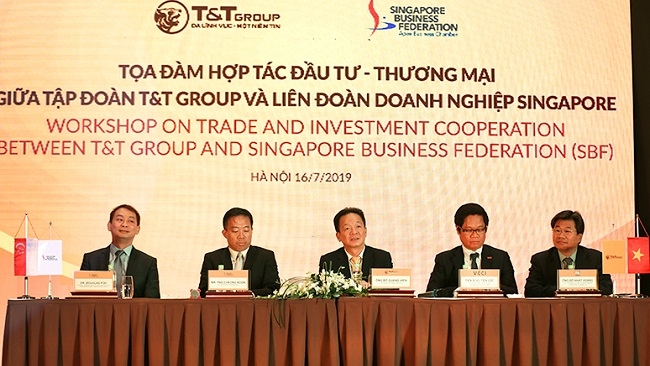 T&T Group và Liên đoàn Doanh nghiệp Singapore trao đổi cơ hội hợp tác