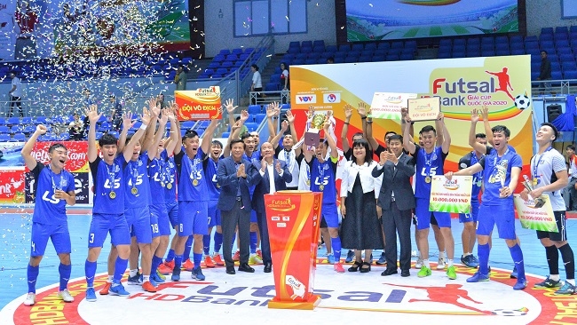 Câu lạc bộ Thái Sơn Nam lên ngôi vô địch giải Futsal HDBank cúp quốc gia 2020