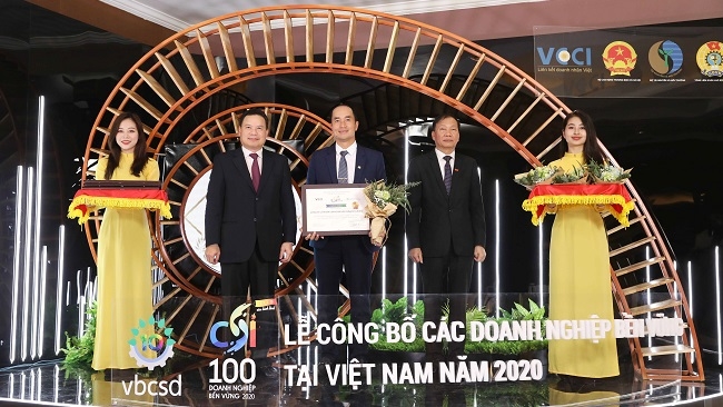 Hòa Bình nằm trong Top 10 doanh nghiệp bền vững Việt Nam năm 2020