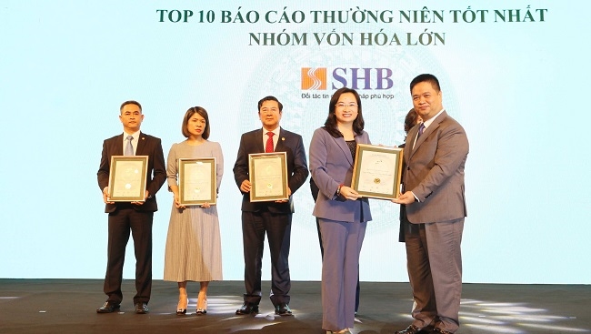 SHB đoạt giải thưởng báo cáo thường niên tốt nhất 2020