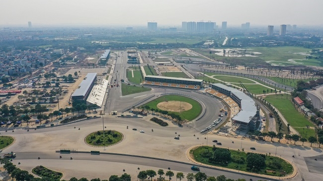 Đường đua F1 Hà Nội đã hoàn thành sau 11 tháng thi công
