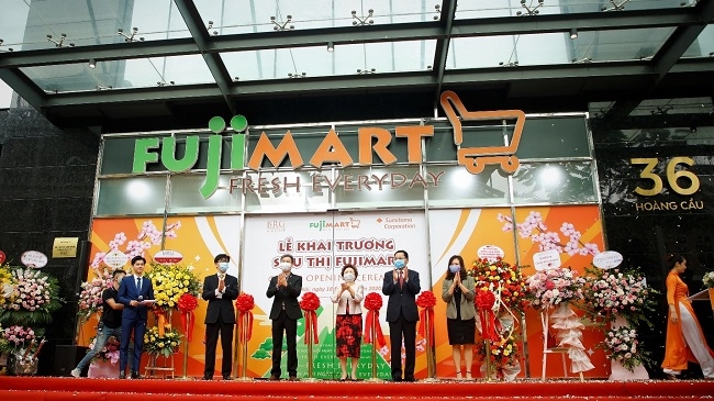 Khai trương siêu thị FujiMart thứ hai tại 36 Hoàng Cầu, Hà Nội