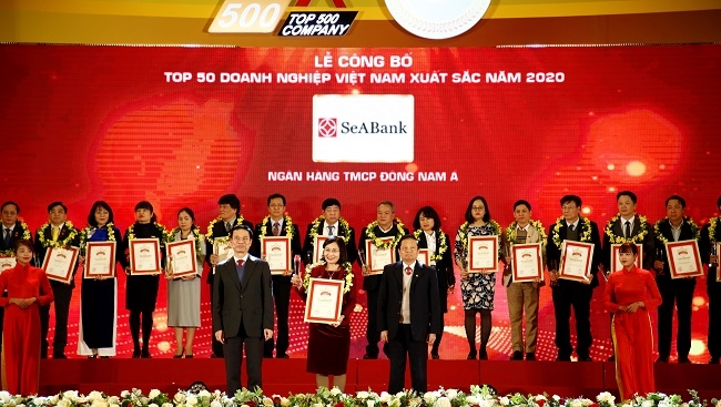 SeABank lọt Top 50 doanh nghiệp tư nhân lớn nhất Việt Nam năm 2020