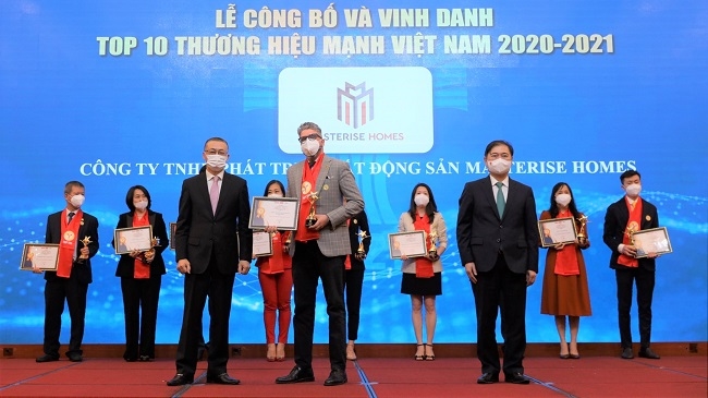 Masterise Homes vào Top 10 thương hiệu mạnh Việt Nam 2021