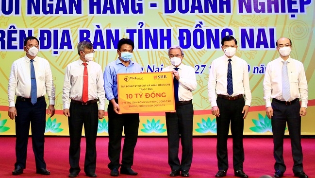T&T Group và SHB hỗ trợ 30 tỷ đồng giúp Ninh Thuận và Đồng Nai chống dịch