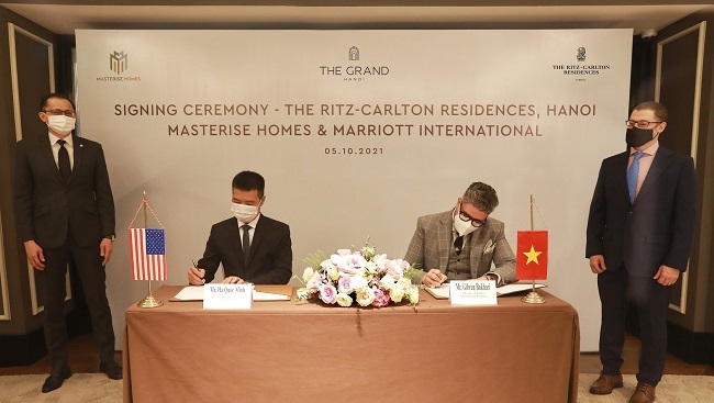 Masterise Homes cùng Marriott International mang khu căn hộ hàng hiệu Ritz-Carlton đến Hà Nội