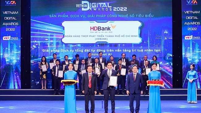 HDBank đạt giải thưởng Chuyển đổi số Việt Nam 2022
