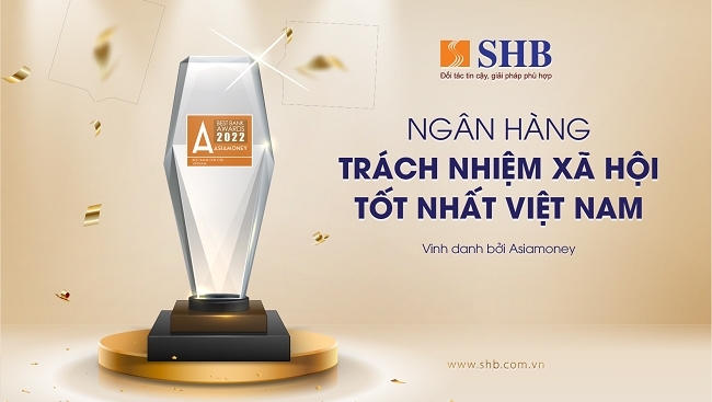 SHB được vinh danh 'Ngân hàng có trách nhiệm xã hội tốt nhất Việt Nam'