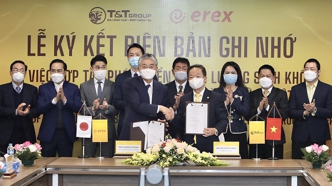 T&T Group và Tập đoàn EREX Nhật Bản hợp tác phát triển năng lượng sinh khối tại Việt Nam