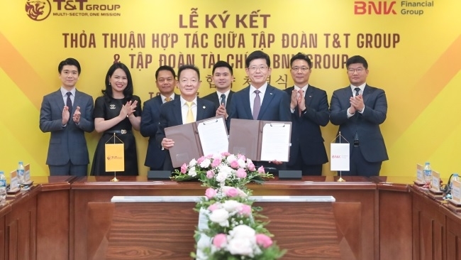 T&T Group hợp tác với tập đoàn tài chính hàng đầu Hàn Quốc BNK