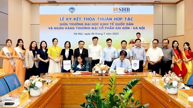 SHB tăng cường hợp tác với Đại học Kinh tế Quốc Dân