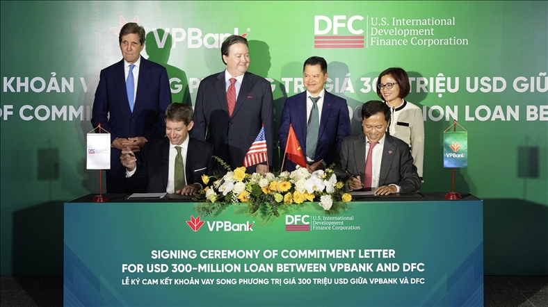 DFC cấp khoản vay 300 triệu USD cho VPBank để thúc đẩy tài chính bền vững