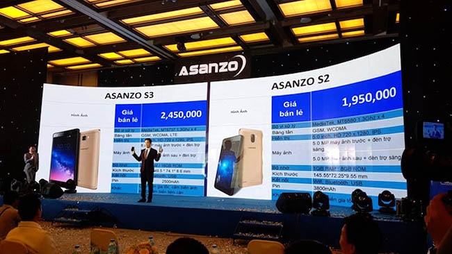 Asanzo ra mắt thêm 2 mẫu điện thoại thông minh giá rẻ