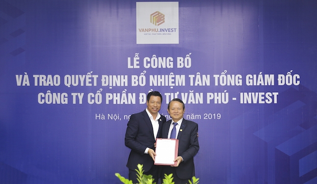 Văn Phú - Invest bổ nhiệm ông Đoàn Châu Phong làm Tổng giám đốc