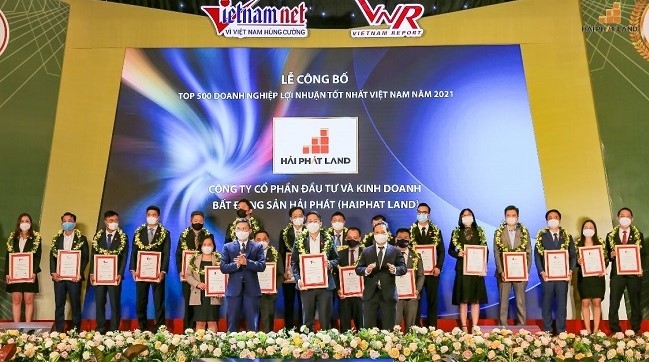Tăng trưởng ấn tượng, Hải Phát Land lọt top doanh nghiệp có lợi nhuận tốt nhất Việt Nam