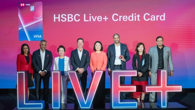 HSBC ra mắt sản phẩm thẻ tín dụng Live+