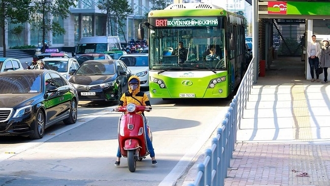 'Xe buýt nhanh BRT Hà Nội đang hoạt động rất hiệu quả'