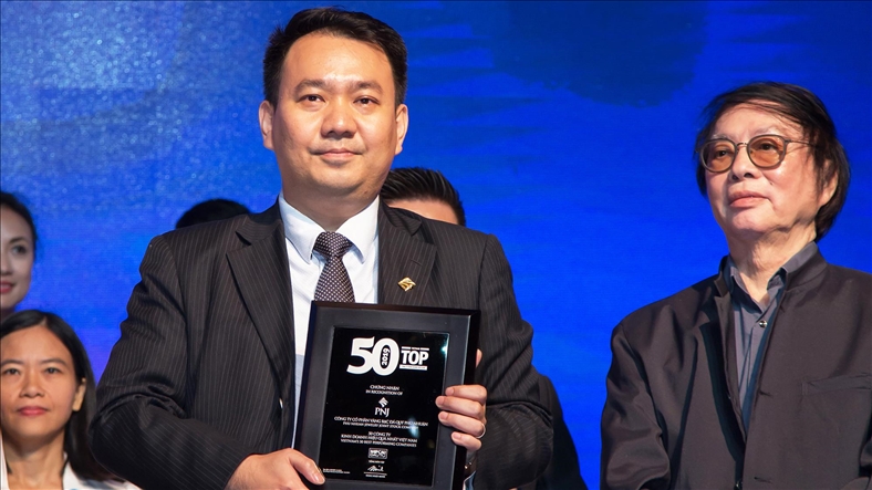 PNJ lọt Top 50 công ty kinh doanh hiệu quả nhất Việt Nam 2018