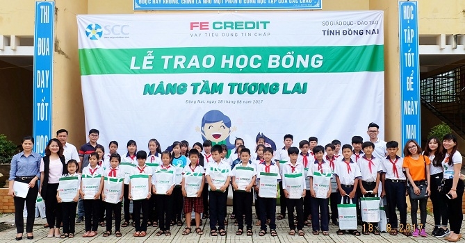 FE Credit nâng tầm tương lai trẻ em Việt