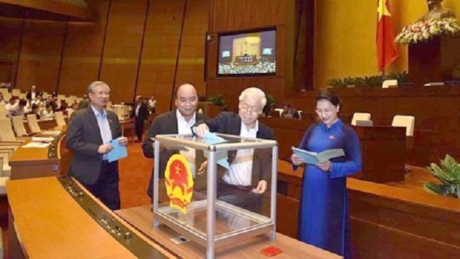 Quốc hội công bố kết quả lấy phiếu tín nhiệm 48 lãnh đạo cao cấp
