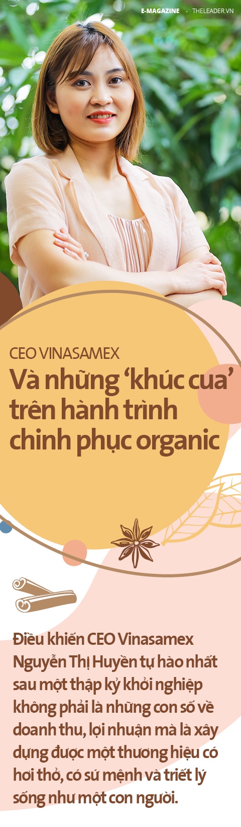 CEO Vinasamex và những ‘khúc cua’ trên hành trình chinh phục organic