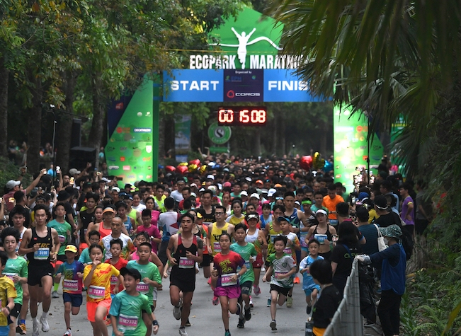 Gần 4.000 người tham gia giải chạy Ecopark 