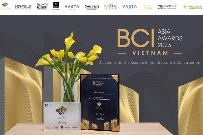 Tập đoàn BRG tiếp tục được vinh danh tại giải thưởng BCI Asia Awards 2023 1