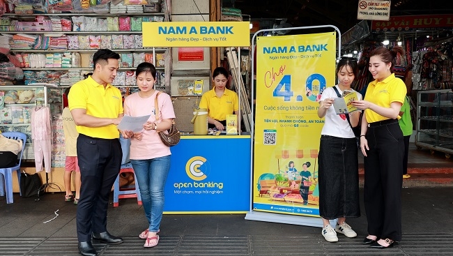 Nam A Bank nhân rộng thanh toán không tiền mặt với mô hình chợ 4.0 1