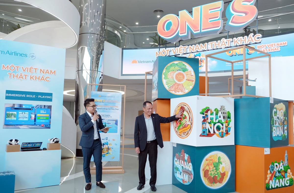 Vietnam Airlines khai mở trạm văn hóa đầu tiên trong chương trình game tương tác One S.