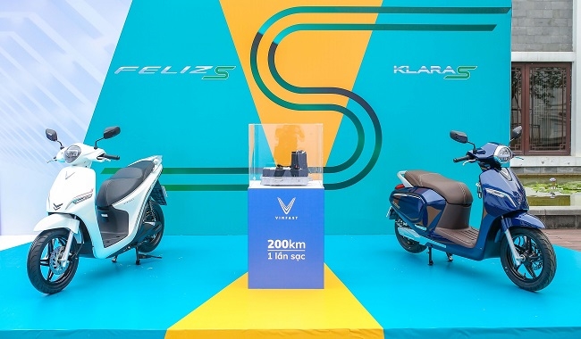 VinFast ra mắt 5 mẫu xe máy điện có khả năng di chuyển gần 200 km/lần sạc 1