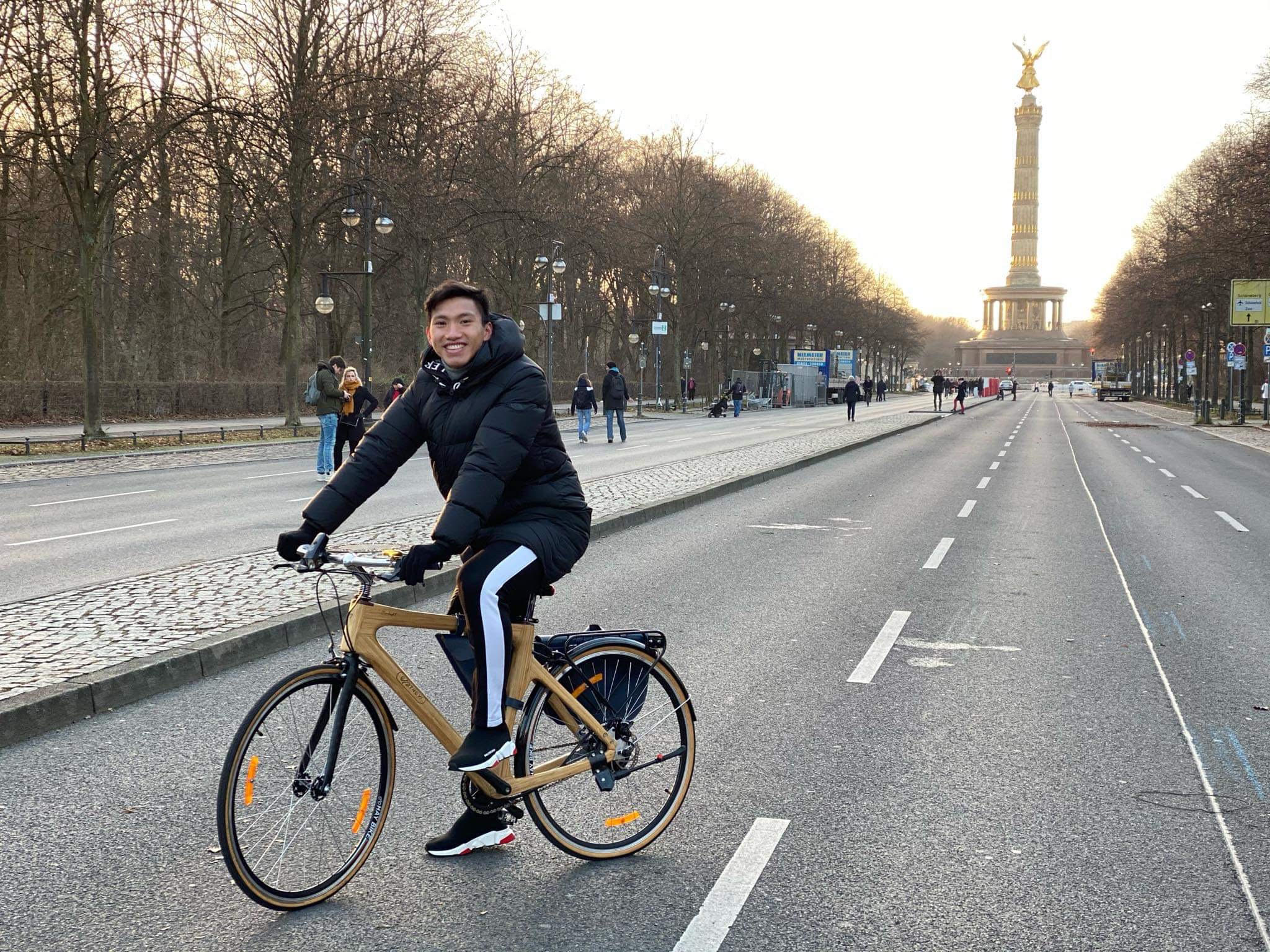 Xe đạp làm từ tre Việt sang châu Âu kiếm ngoại hối
