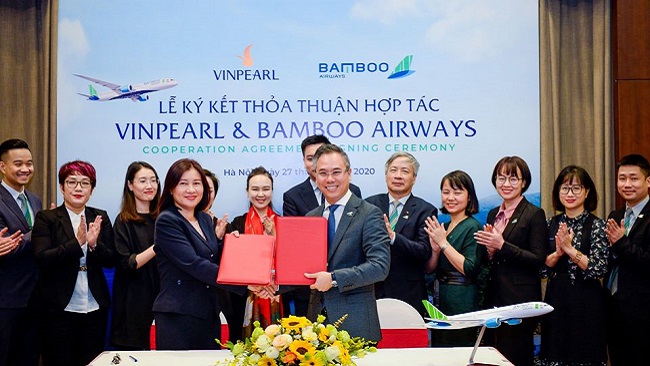 Bamboo Airways và Vinpearl 'liên minh' triển khai chuỗi sản phẩm hàng không – du lịch