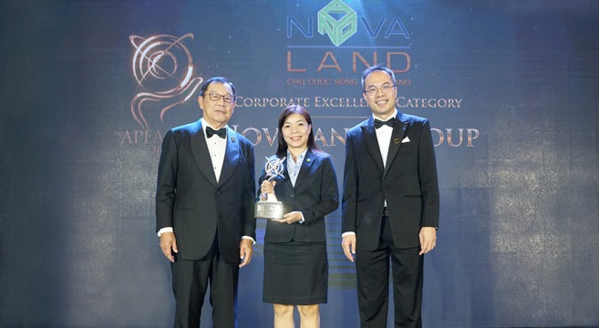 Novaland đạt giải thưởng doanh nghiệp Việt Nam xuất sắc Châu Á 2019