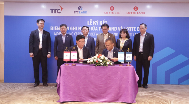 Lotte E&C sẽ đầu tư 100 triệu USD cùng TTC Land phát triển dự án
