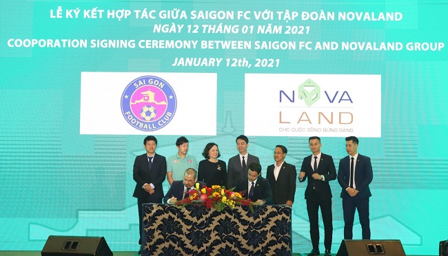 Novaland chung tay vì sự phát triển bền vững của bóng đá Việt Nam