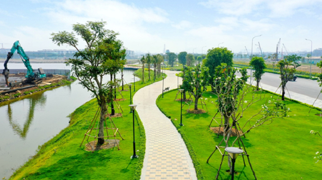 Hơn 350 tỷ đồng hoàn thiện 5ha công viên và tuyến phố đi bộ tại Van Phuc City 3