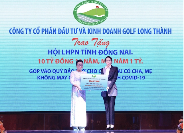 Golf Long Thành tài trợ 10 tỷ đồng cho chương trình “mẹ đỡ đầu” tỉnh Đồng Nai